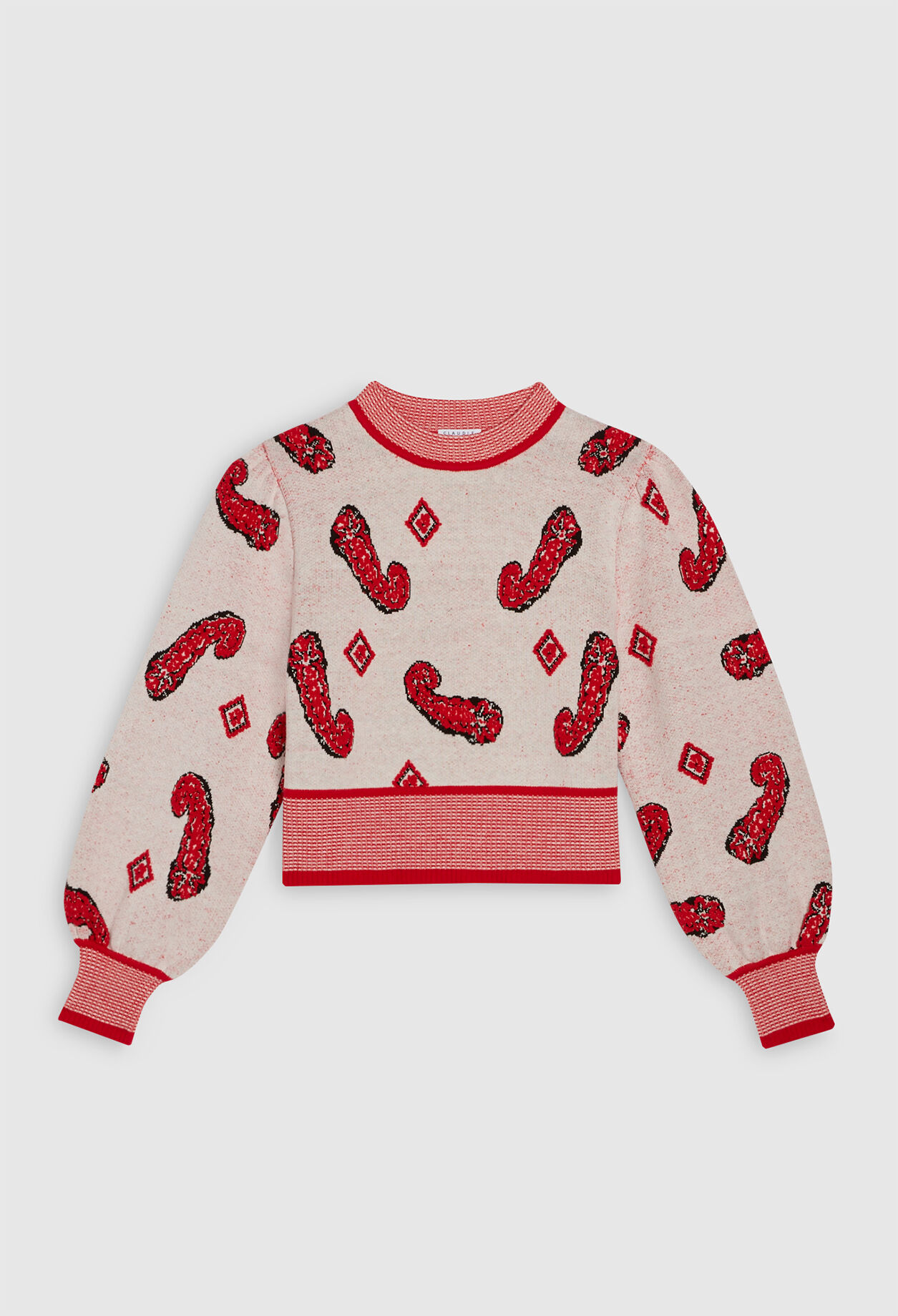 Jersey con estampado de cachemira