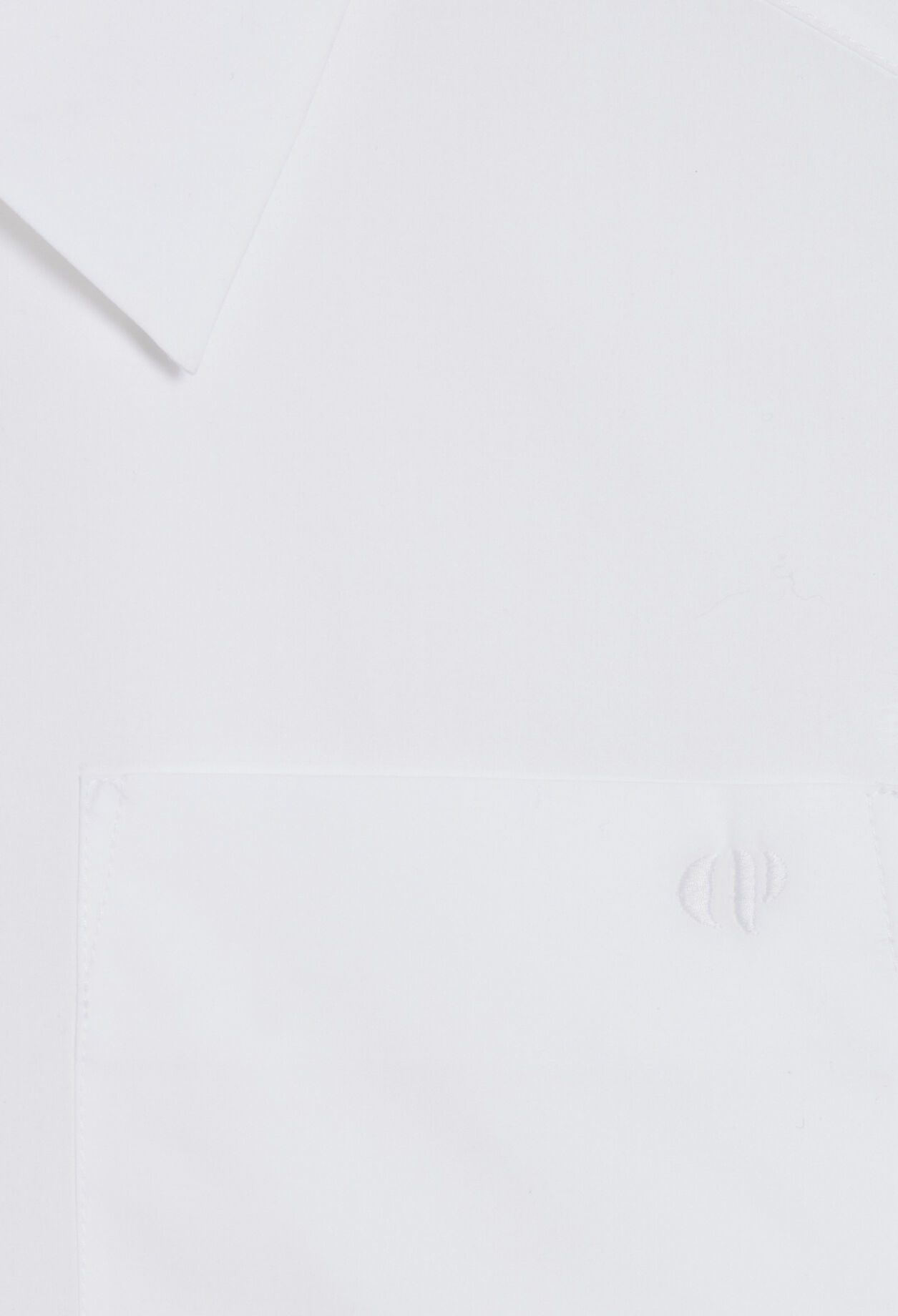 Camisa blanca de algodón 