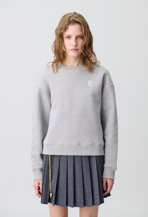 Sudadera con cuello pañuelo