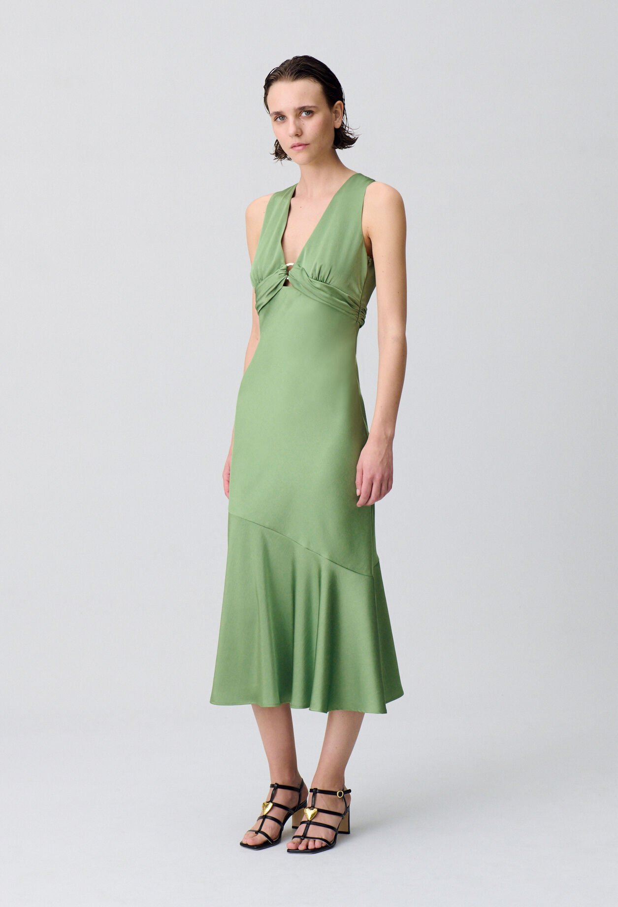 Vestido largo fluido