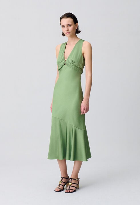 Vestido largo fluido