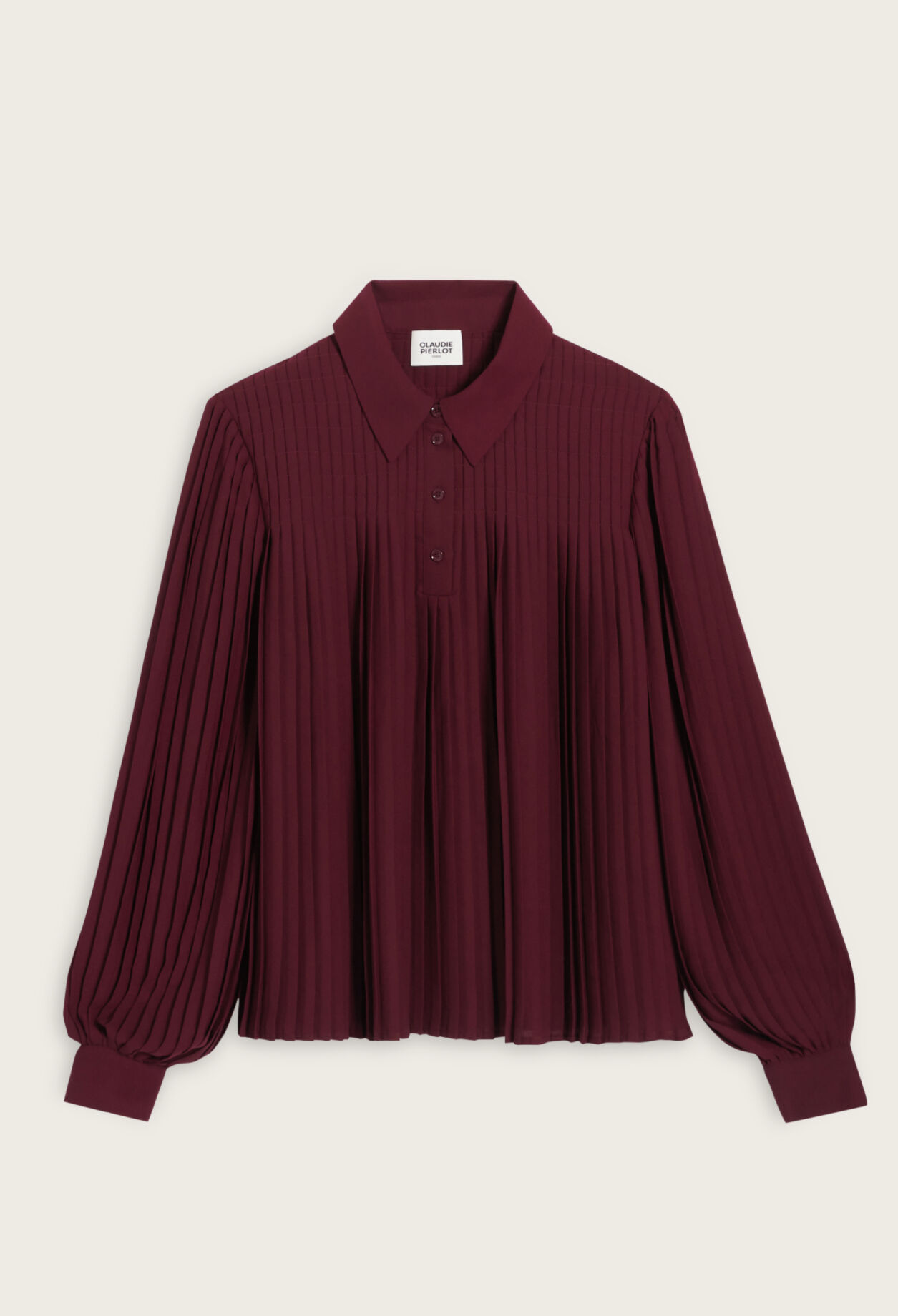 Camisa plisada