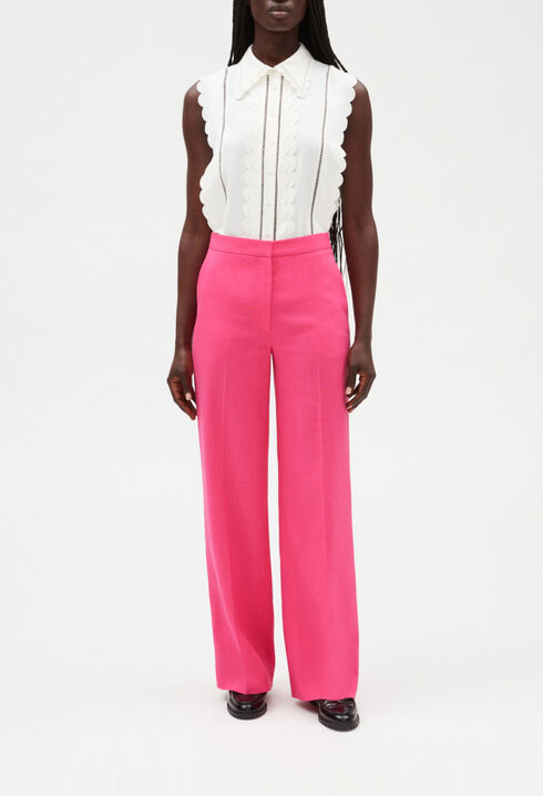 Pantalón ancho rosa