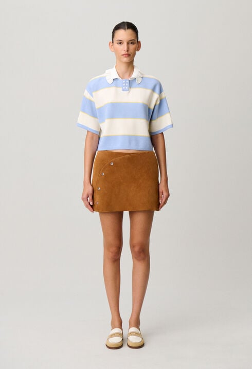 Polo de punto a rayas