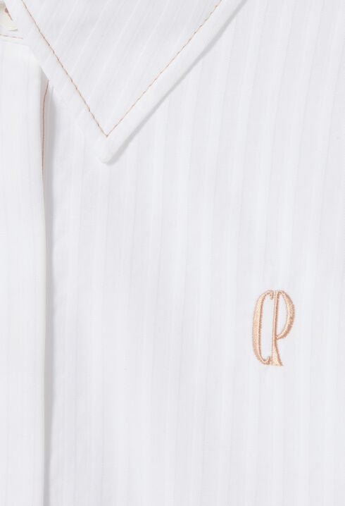 Camisa de popel&iacute;n a rayas