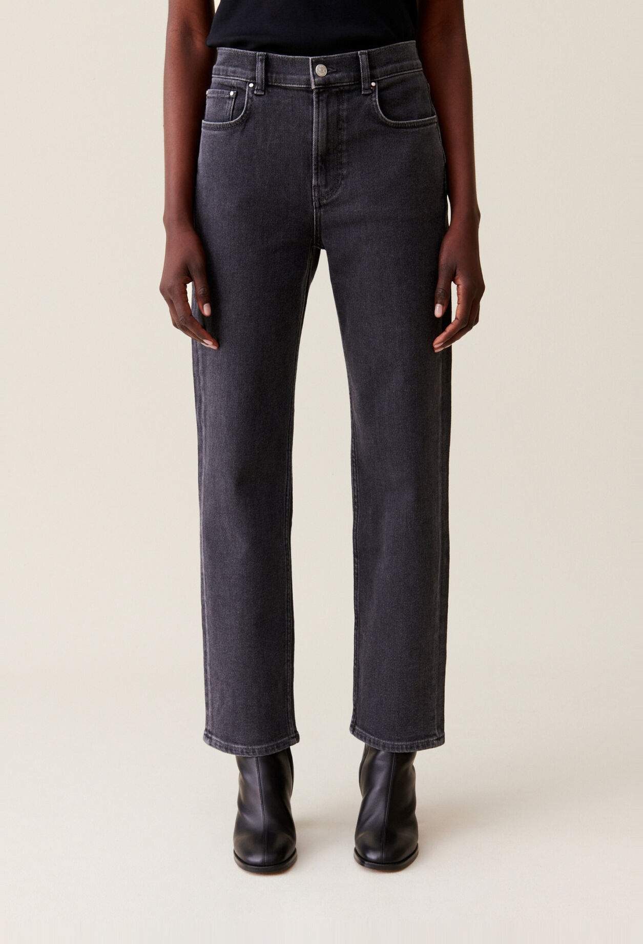 Vaqueros slim Toto gris marengo
