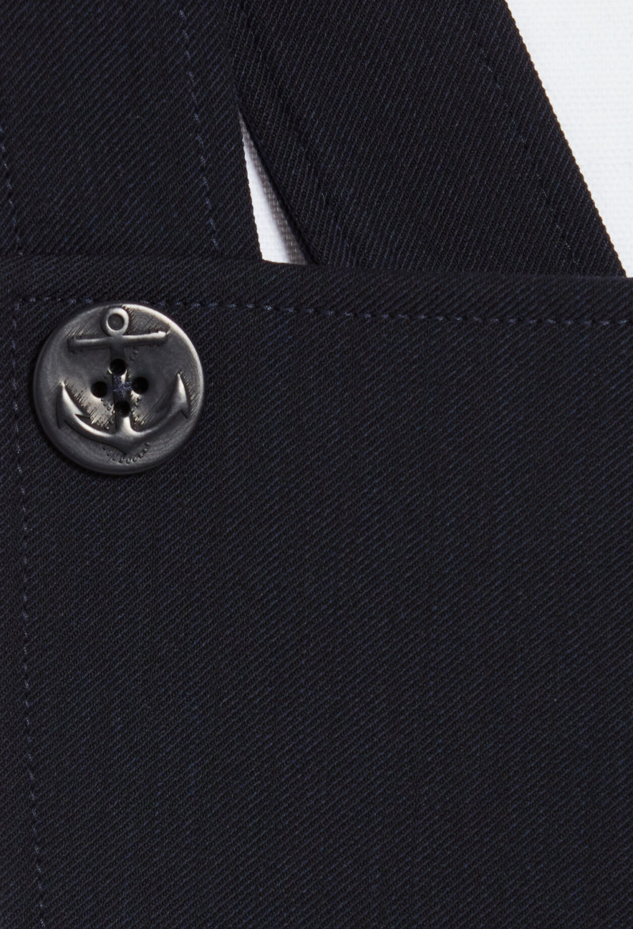 Vestido azul marino corto de tirantes