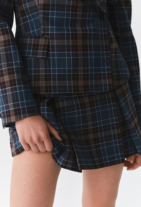 Chaqueta de traje a cuadros