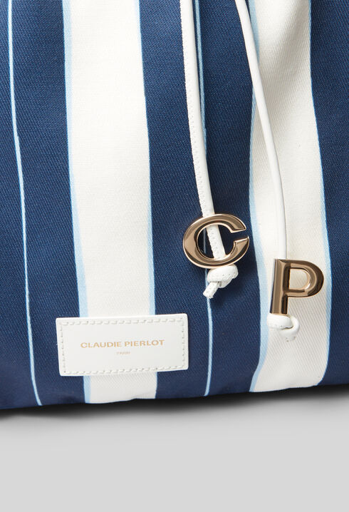 Gran bolso shopper a rayas