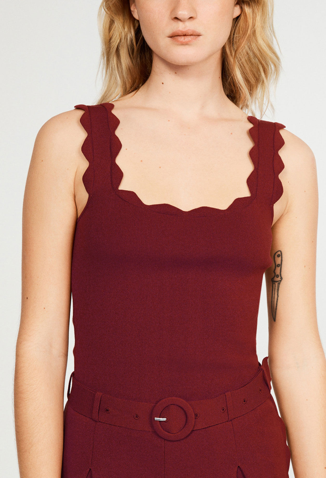 Camiseta de tirantes de algodón
