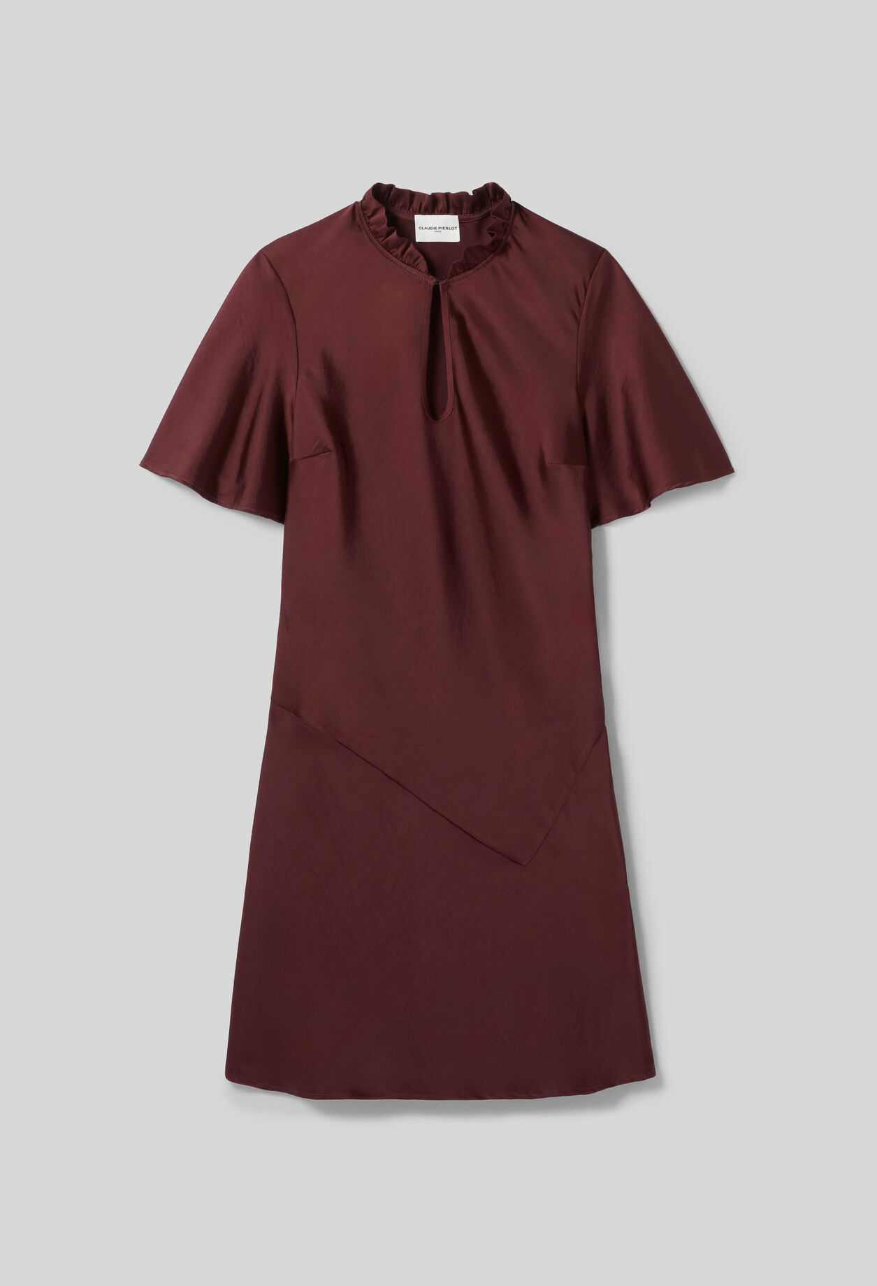 Vestido corto fluido