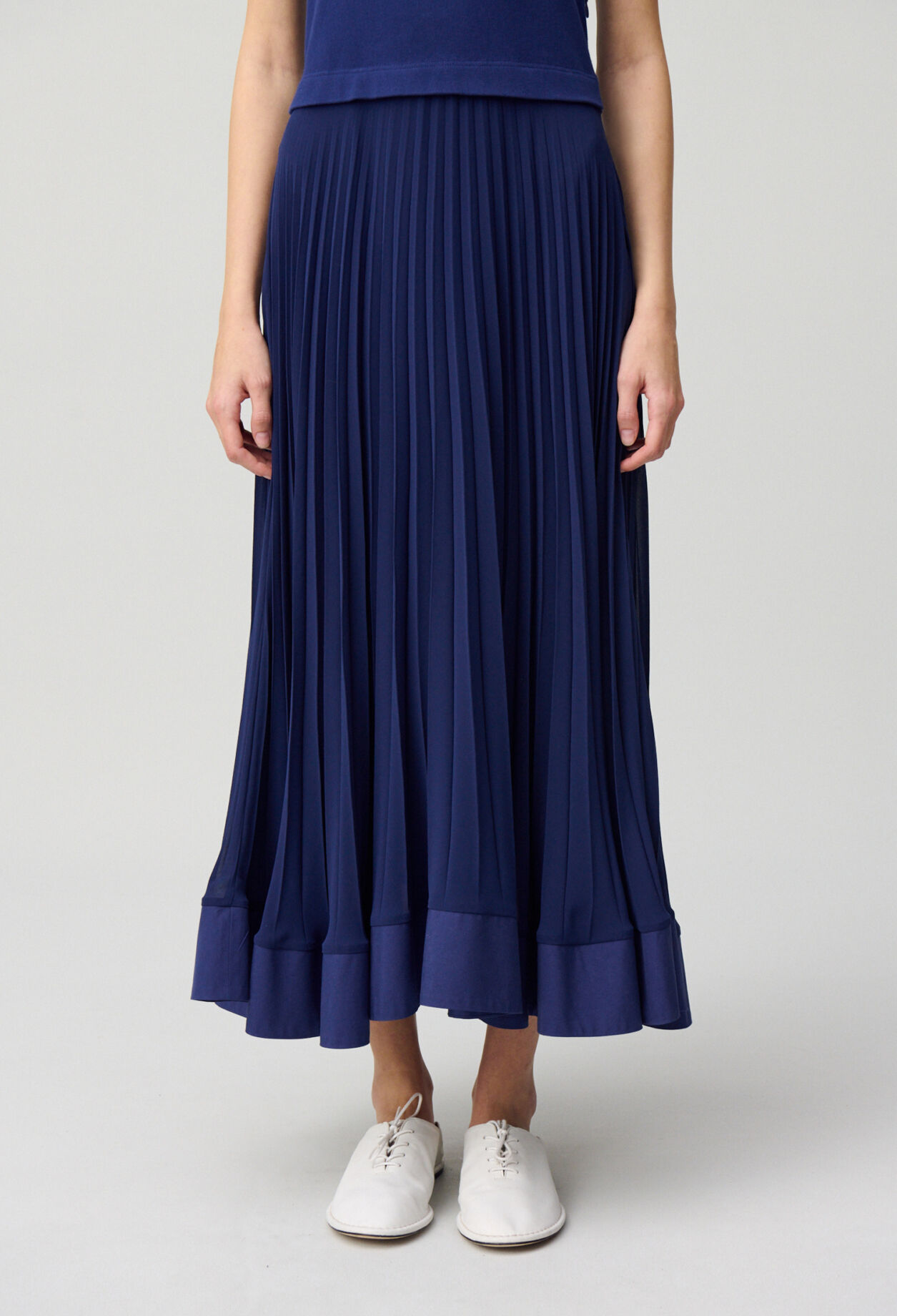 Vestido largo con trampantojo