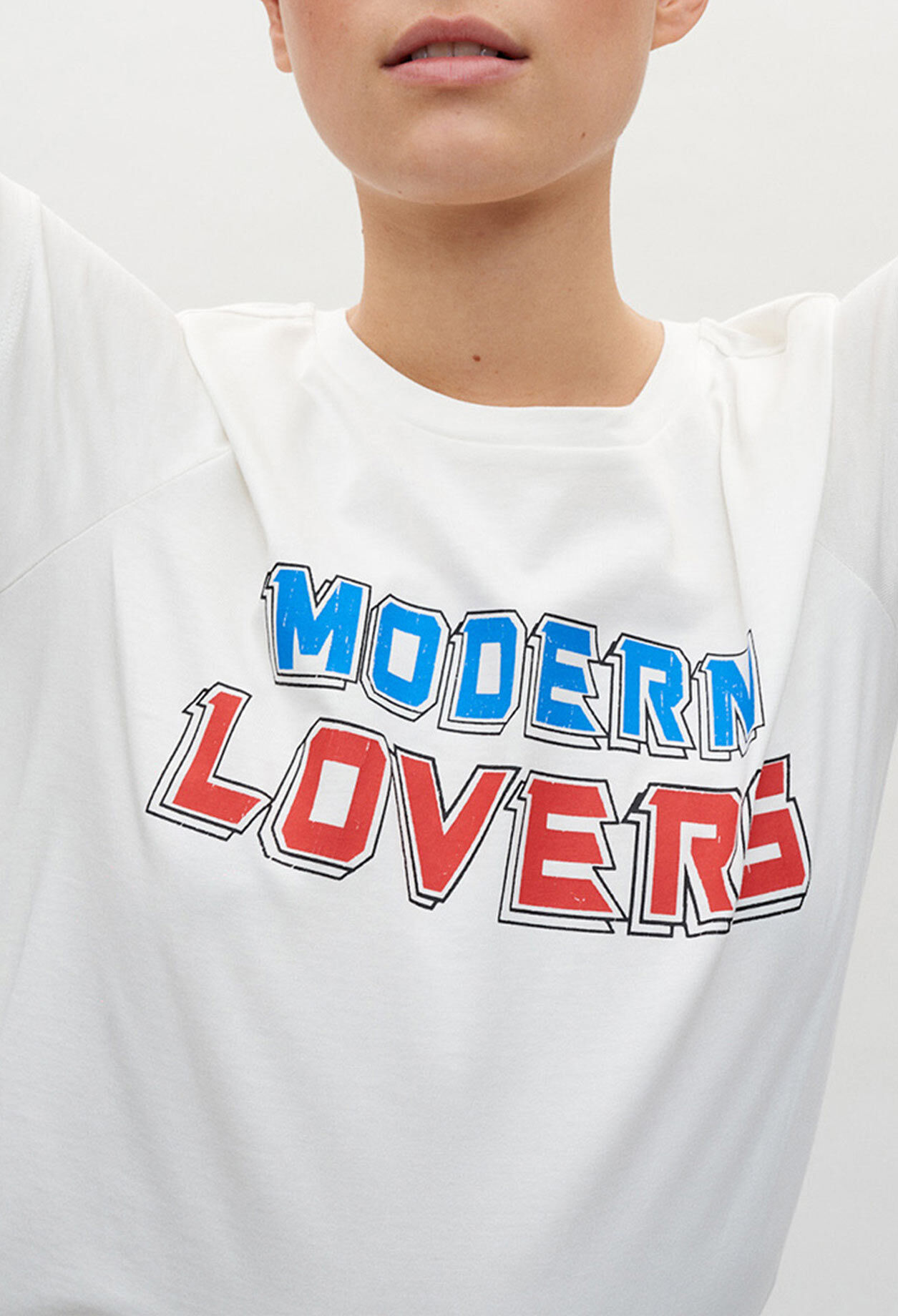 Camiseta blanca serigrafiada