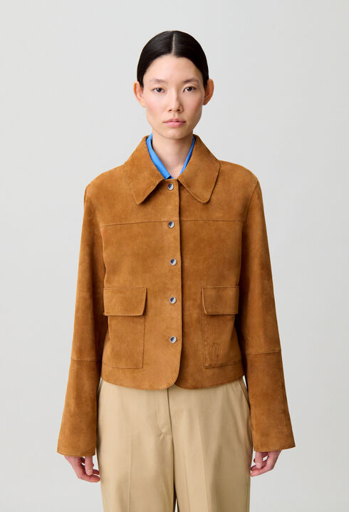 Chaqueta de ante