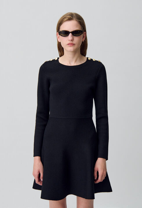 Vestido de punto estilo skater