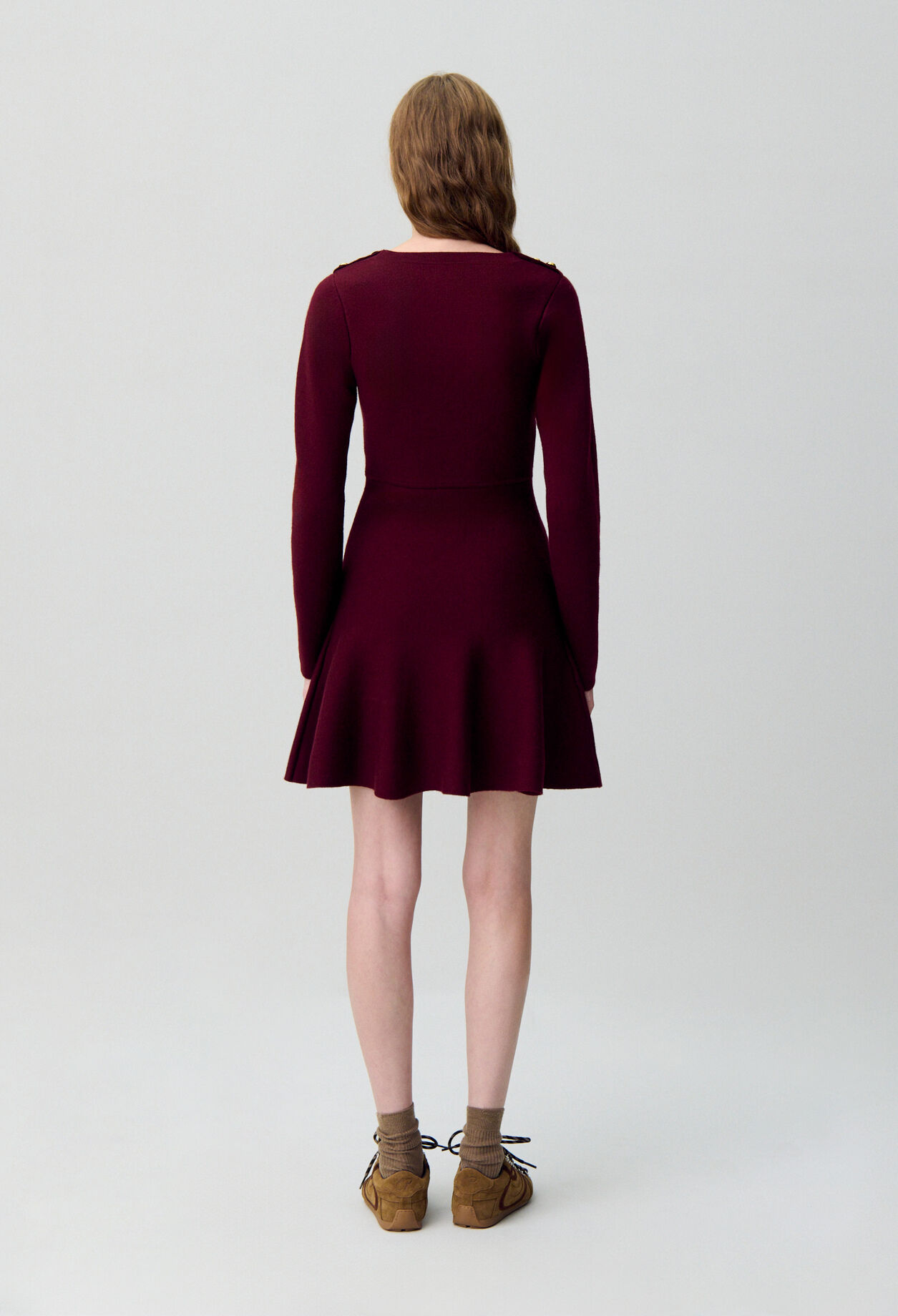 Vestido de punto estilo skater