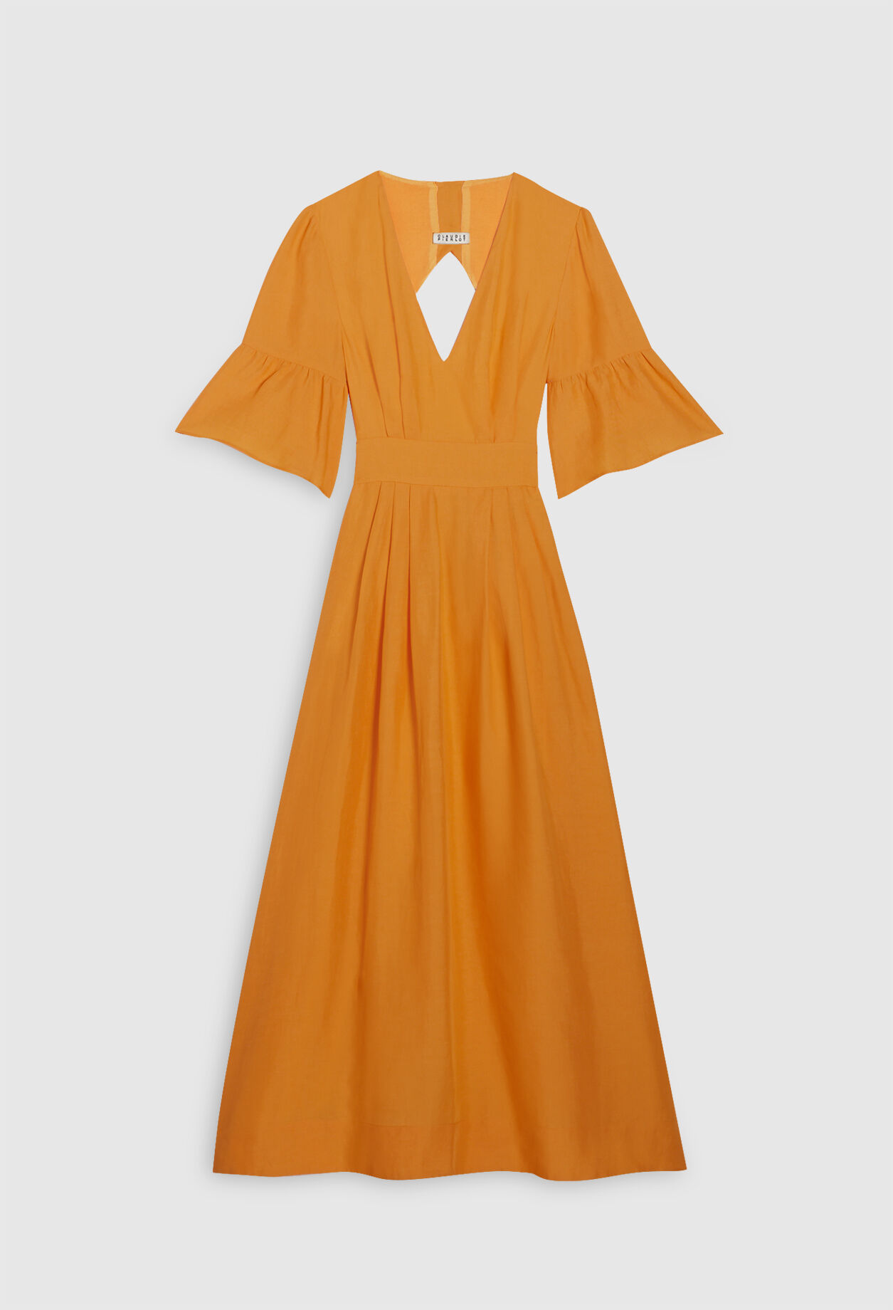 Vestido largo amarillo