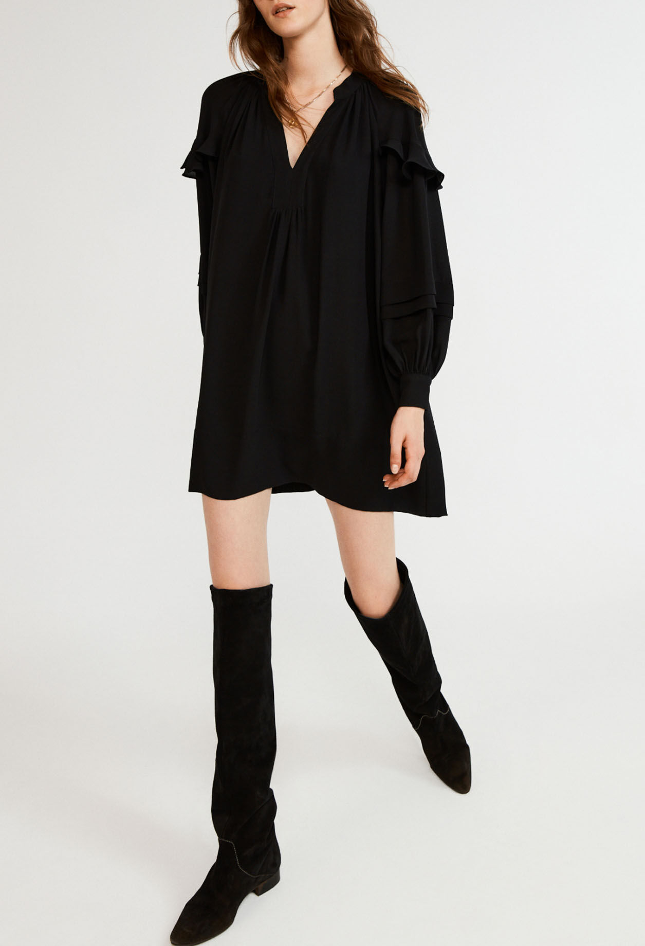 Vestido acampanado