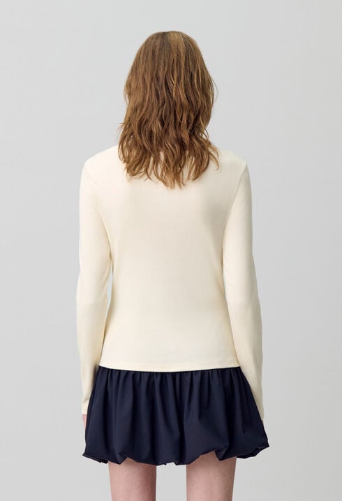 Set de camiseta y cárdigan