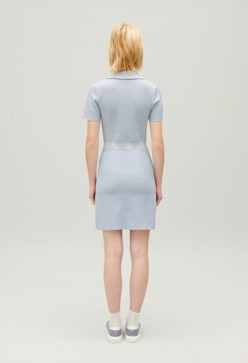 Vestido corto de punto