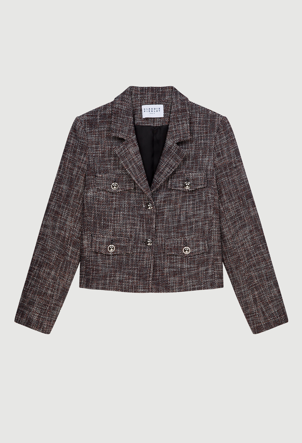 Chaqueta corta de tweed