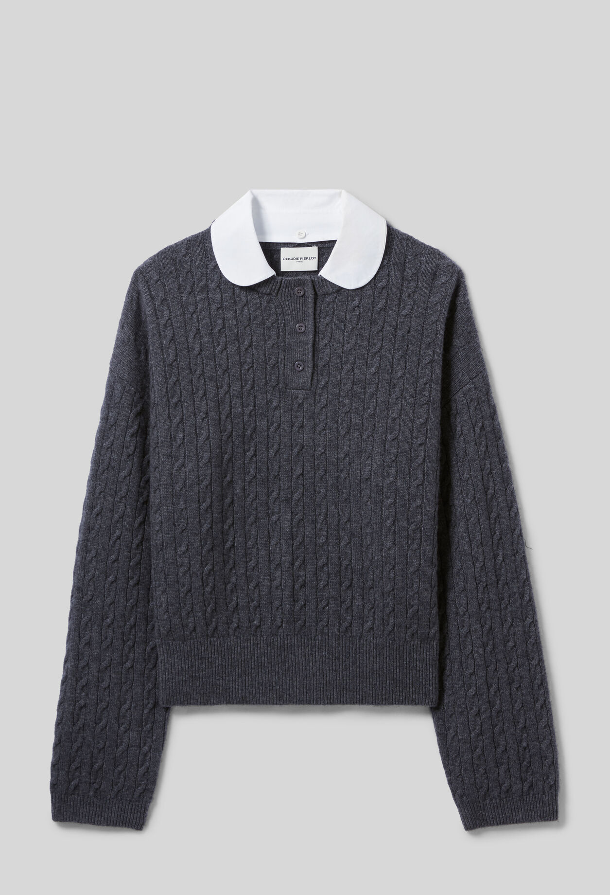 Jersey con cuello bebé.