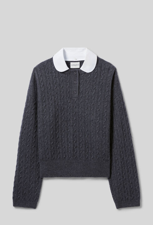 Jersey con cuello bebé.