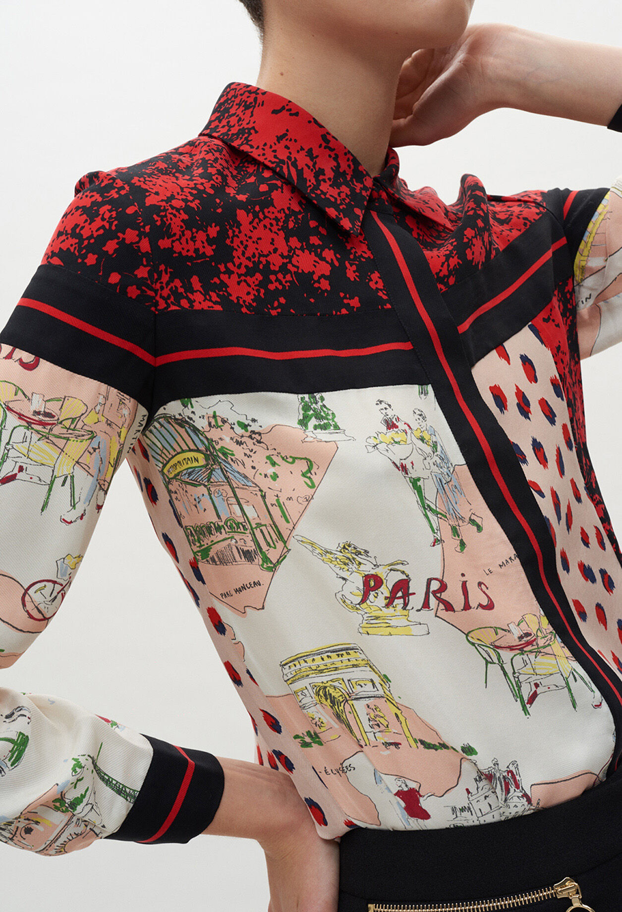 Camisa patchwork