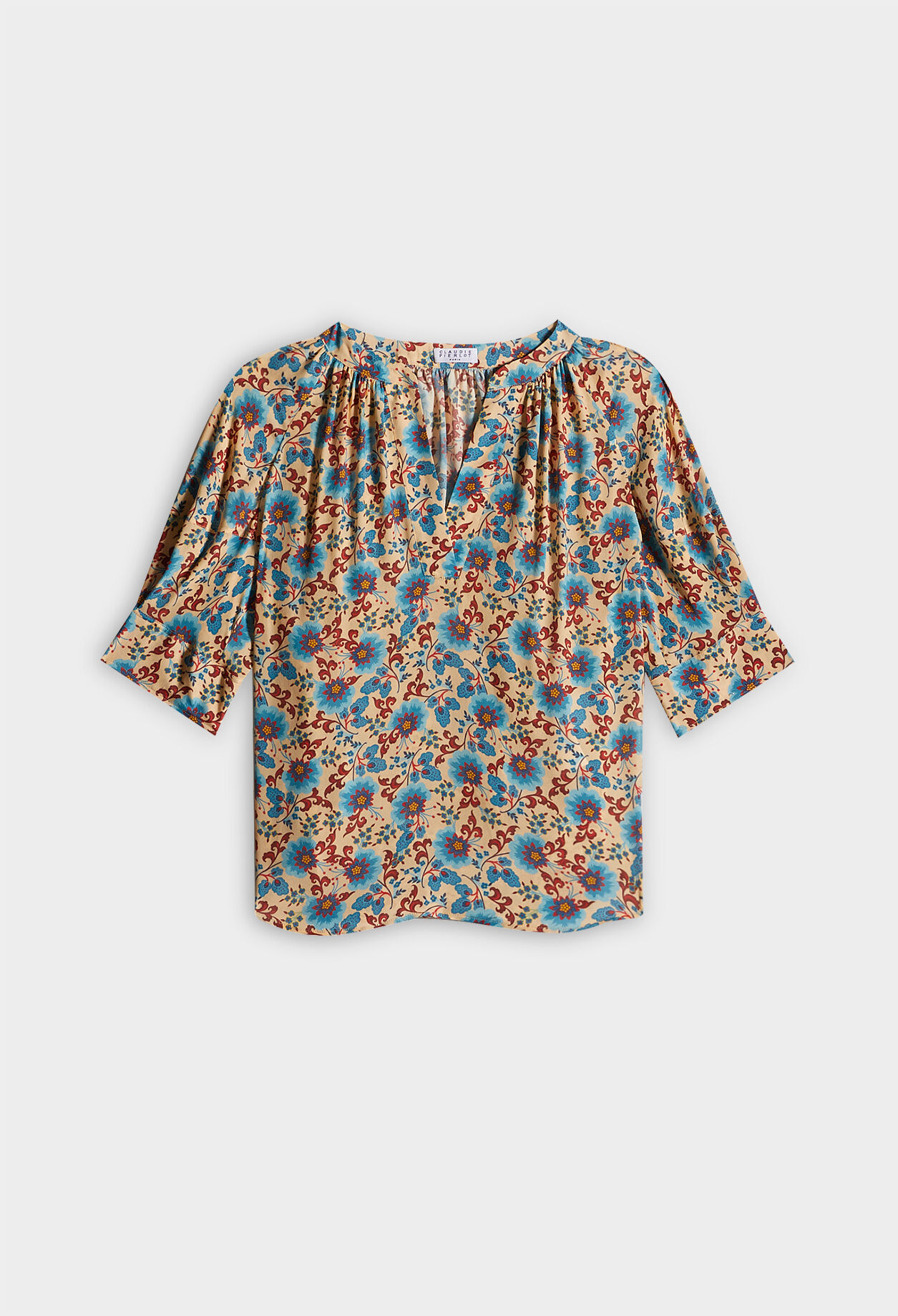 Blusa de manga corta