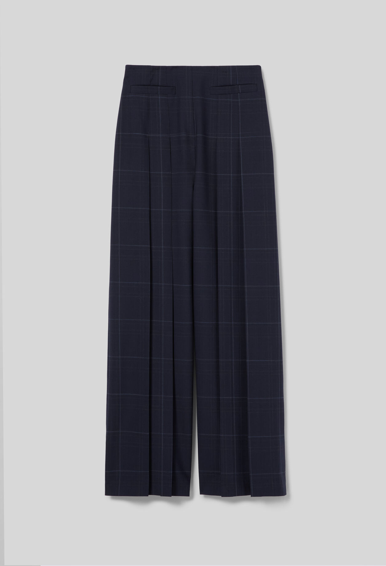 Pantal&oacute;n ancho de cuadros