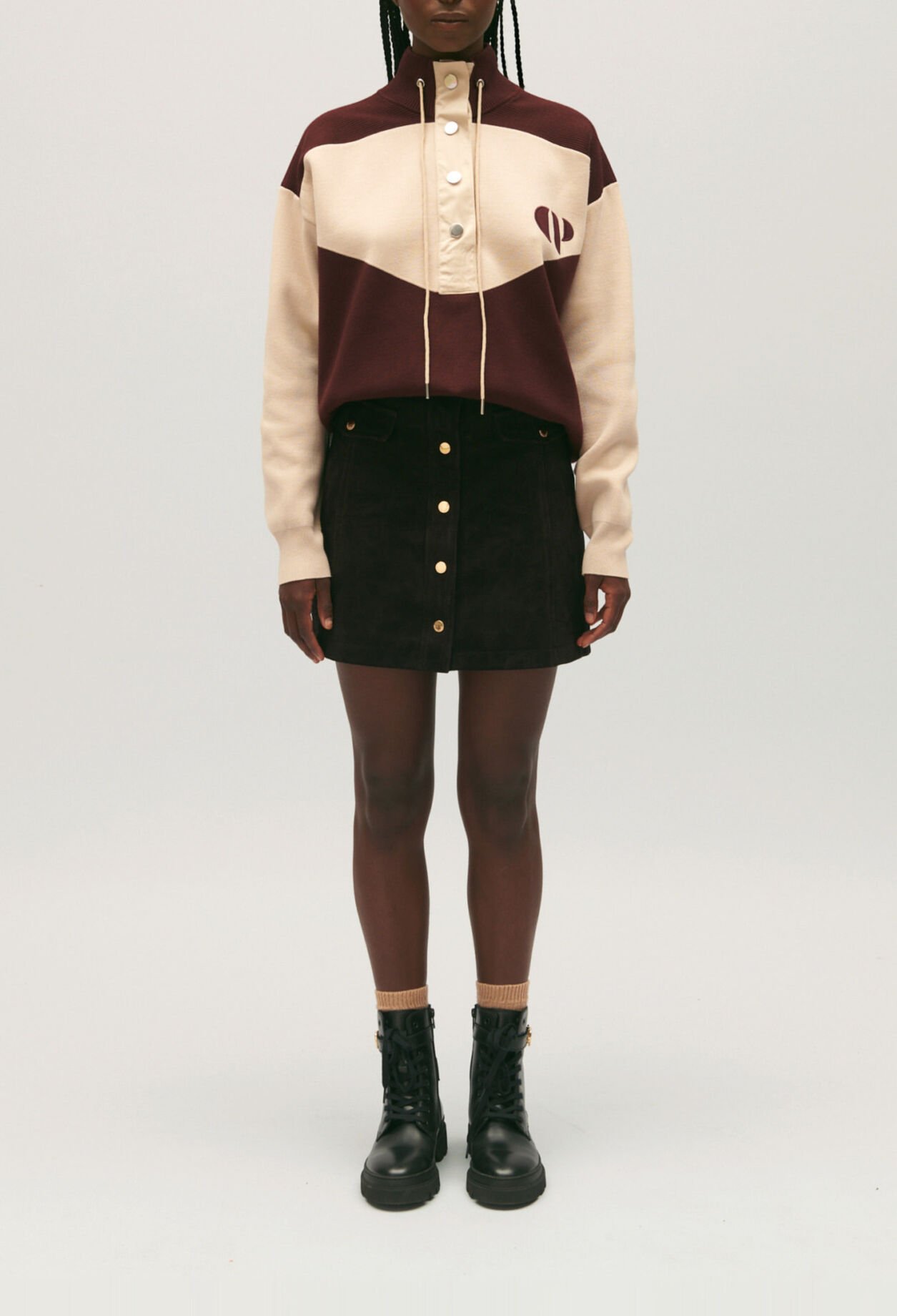 Sudadera Minimum cuello camionero