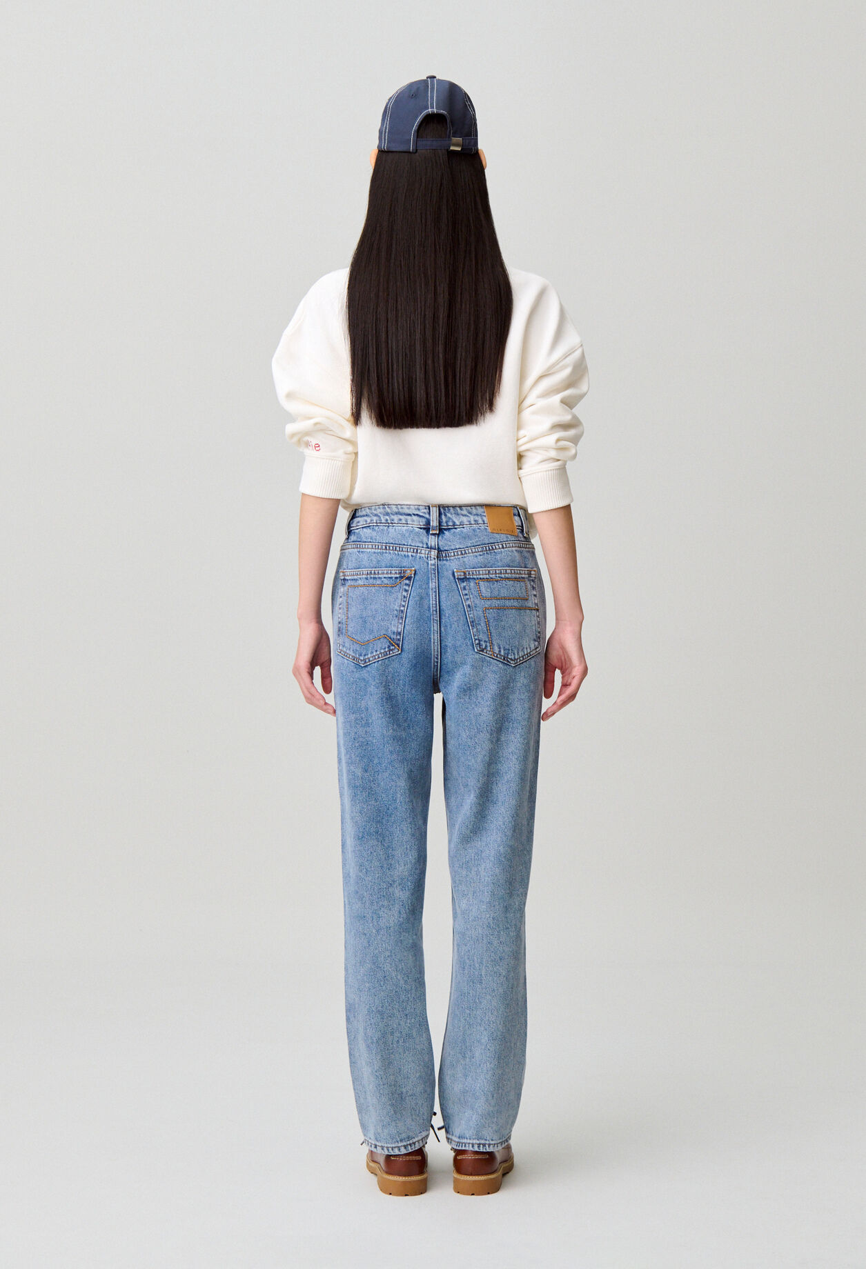 Vaquero de denim lavado