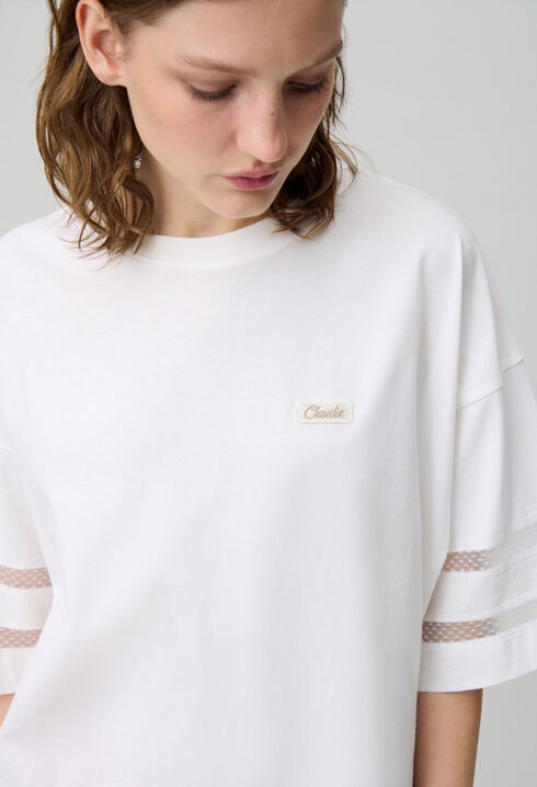 Camiseta de algodón oversize