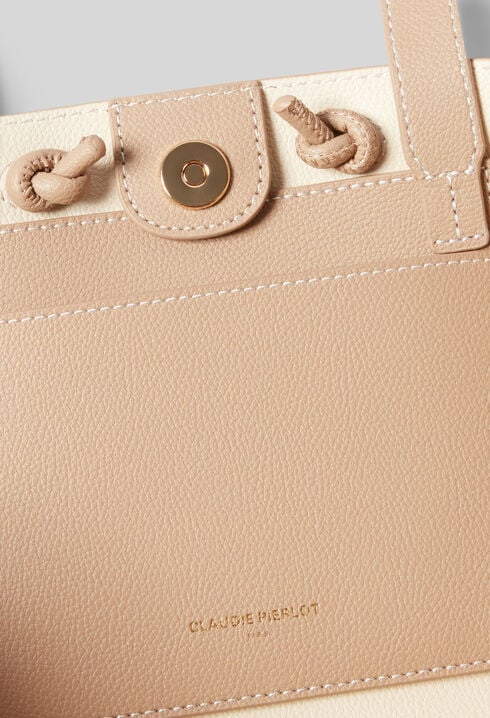 Cabas de piel graneada