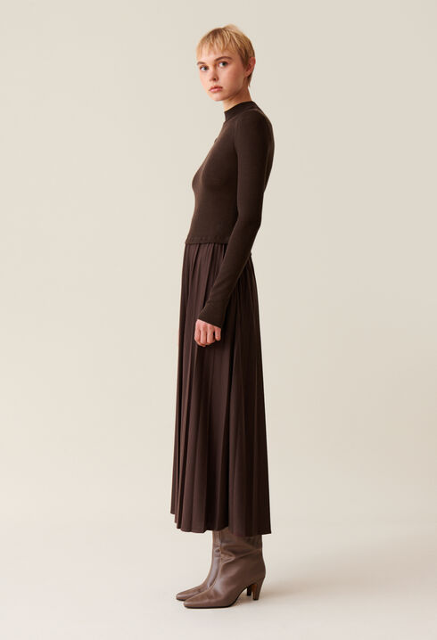 Vestido de punto Twist