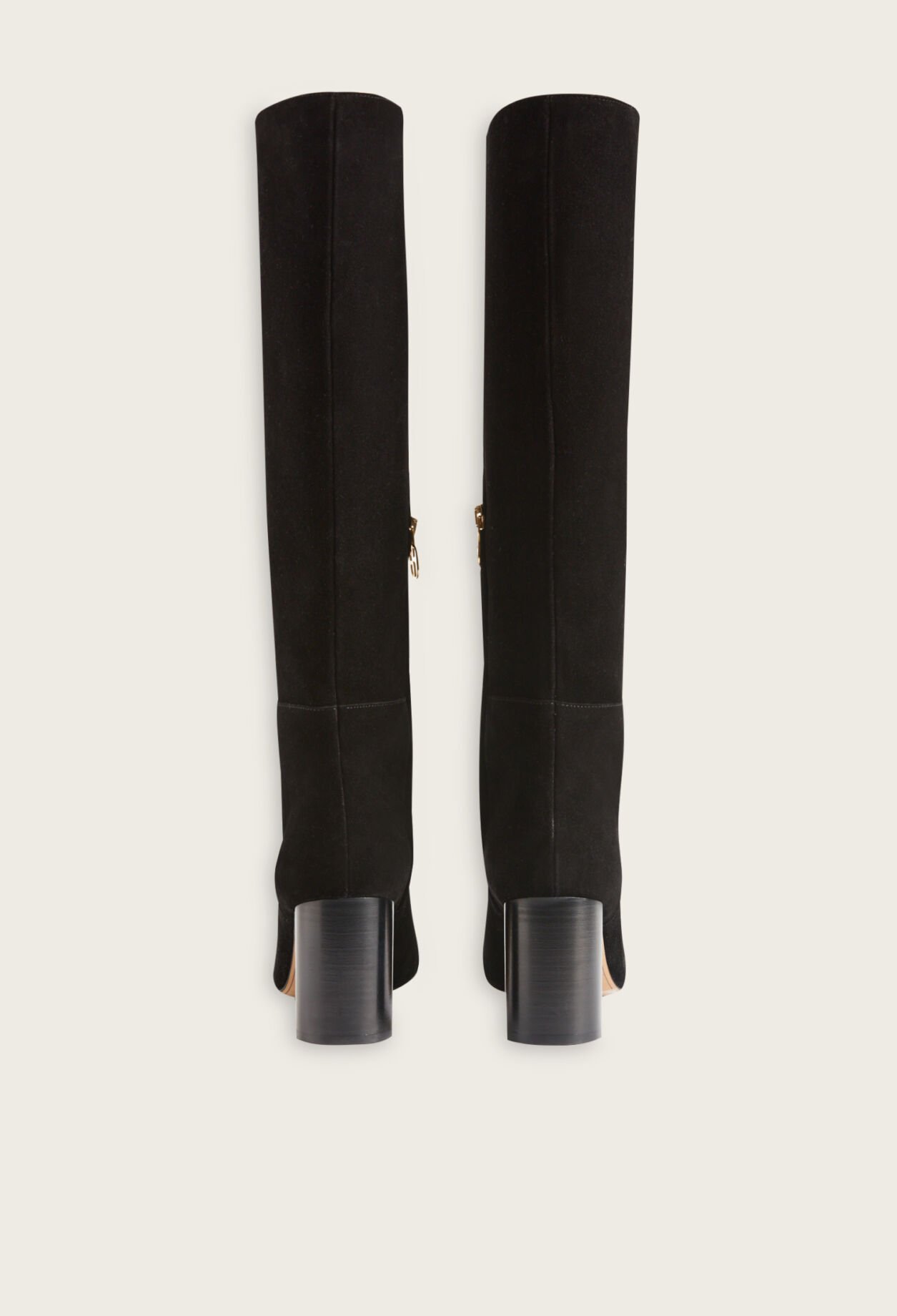 Botas altas de ante negro