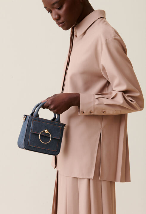 Mini bolso Anouck vaquero cadena