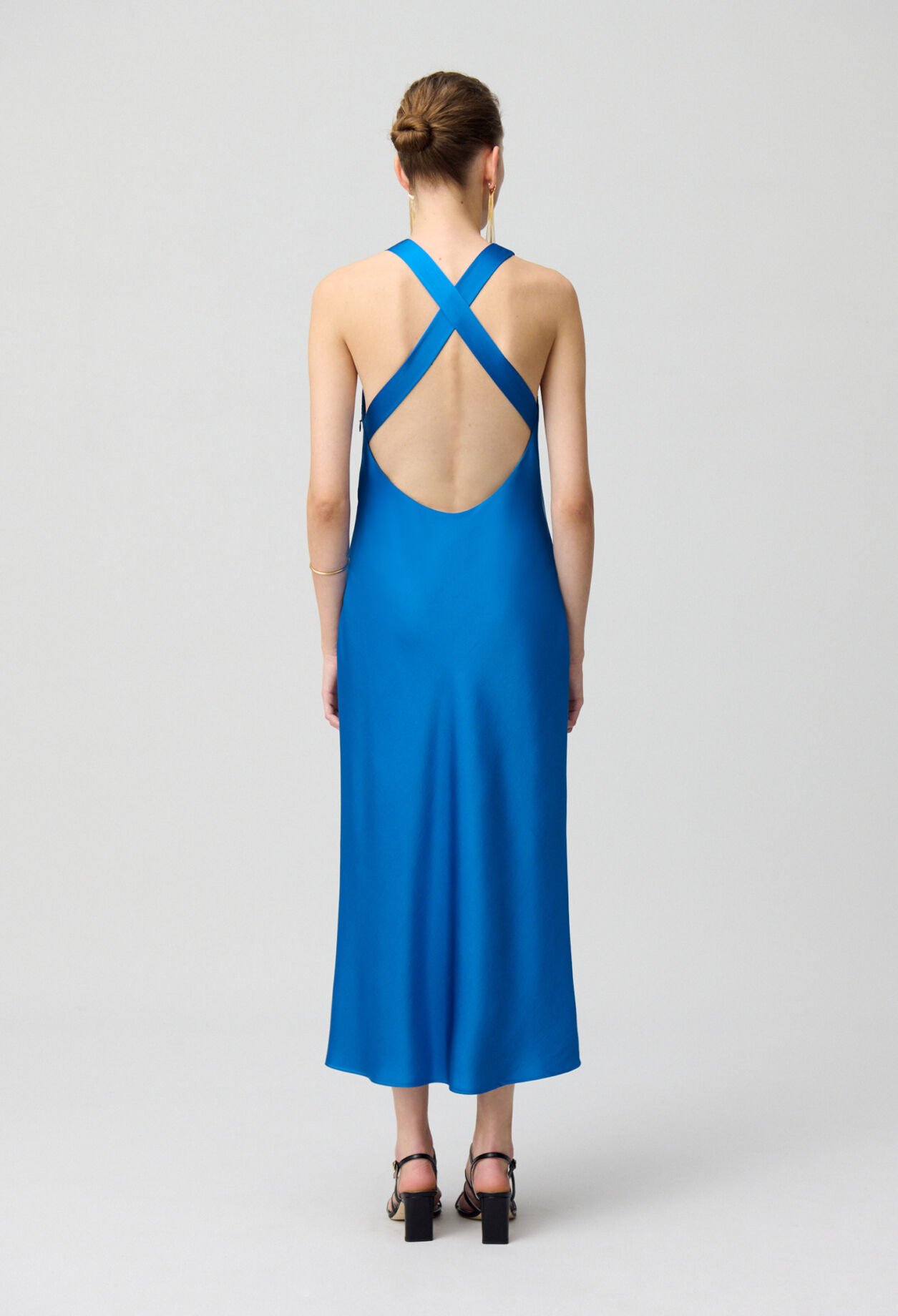 Vestido largo espalda descubierto