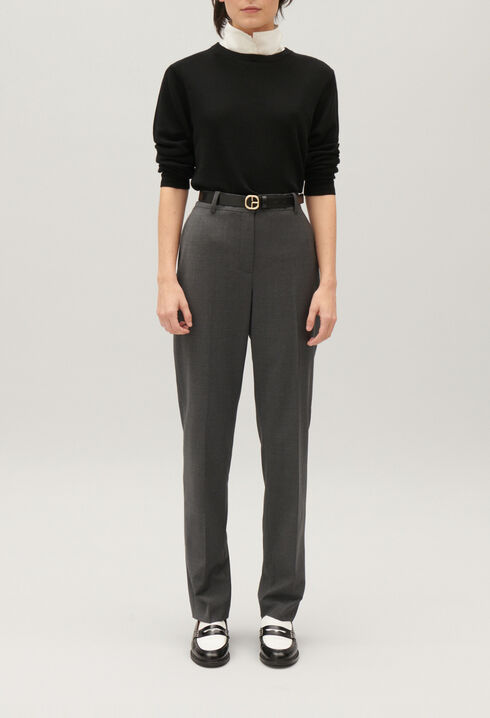 Pantalón sastre gris chiné