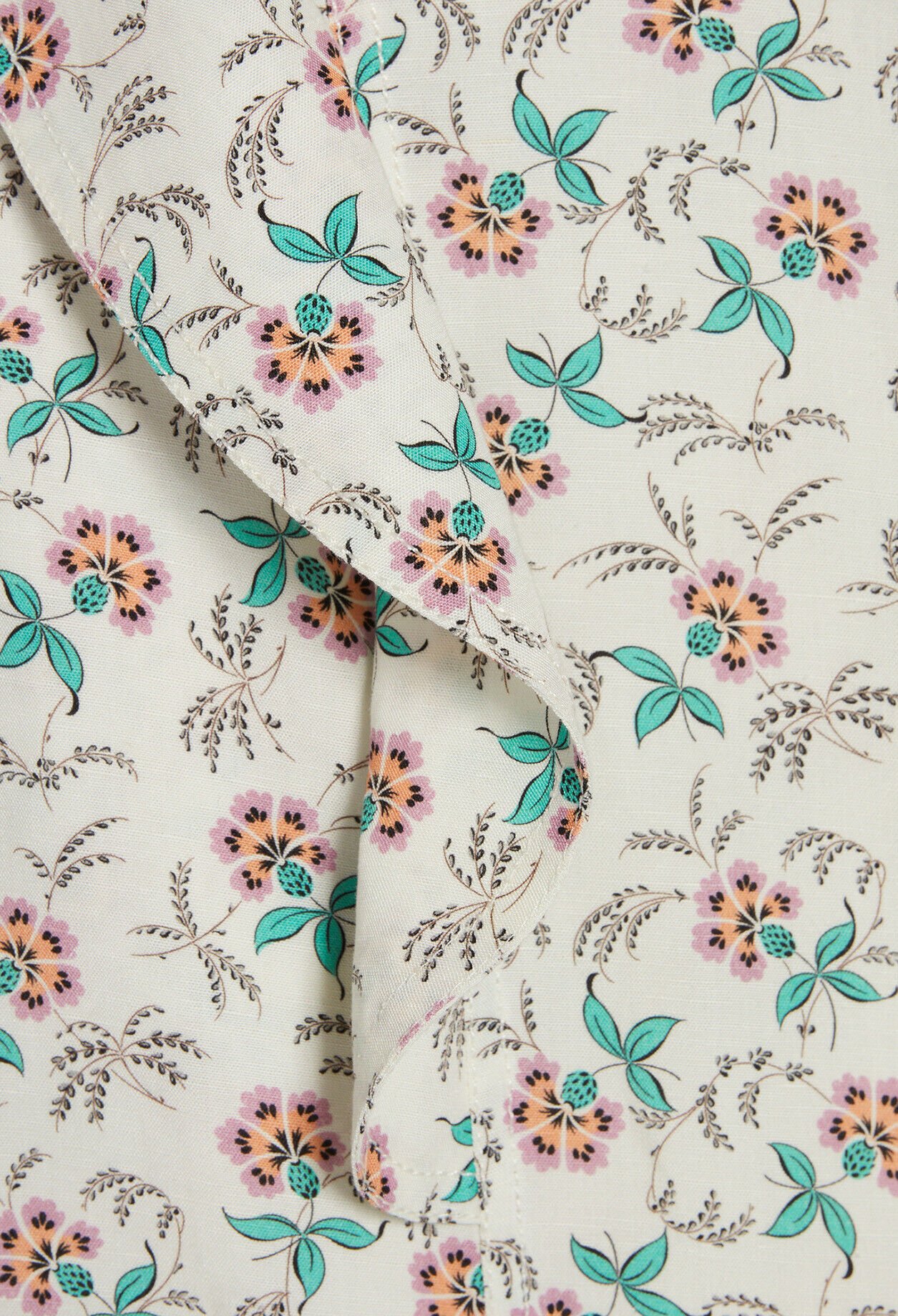 Camisa estampada sin mangas