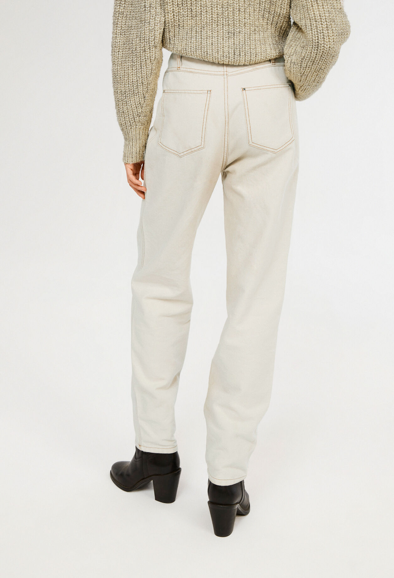 Vaquero beige de denim ecowash