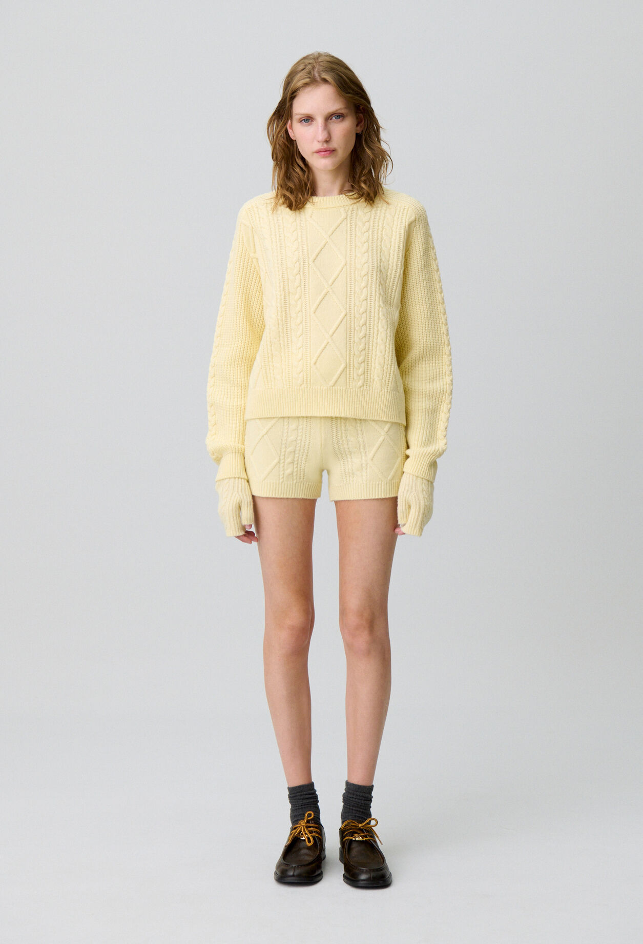 Jersey de punto jacquard oversized