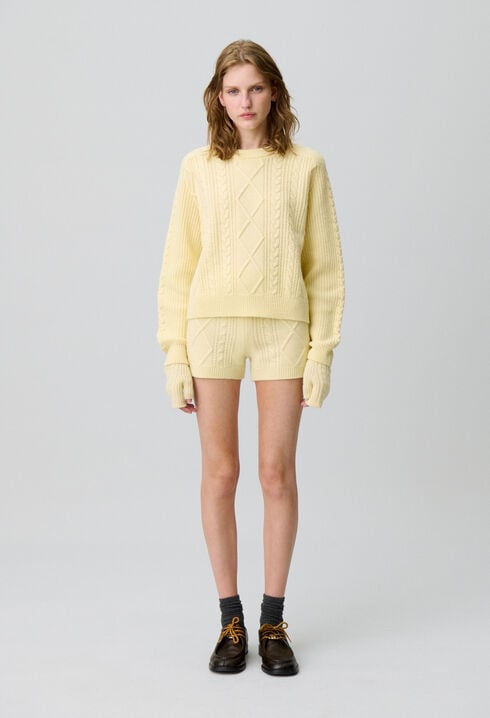 Jersey de punto jacquard oversized