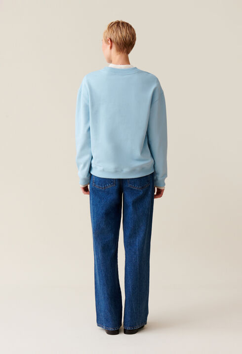 Sudadera amplia Claudie estampada