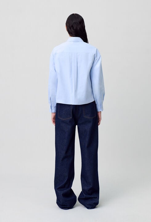 Camisa de corte cuadrado