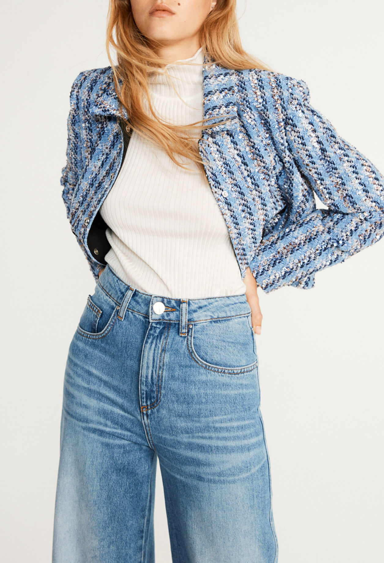 Chaqueta de tweed