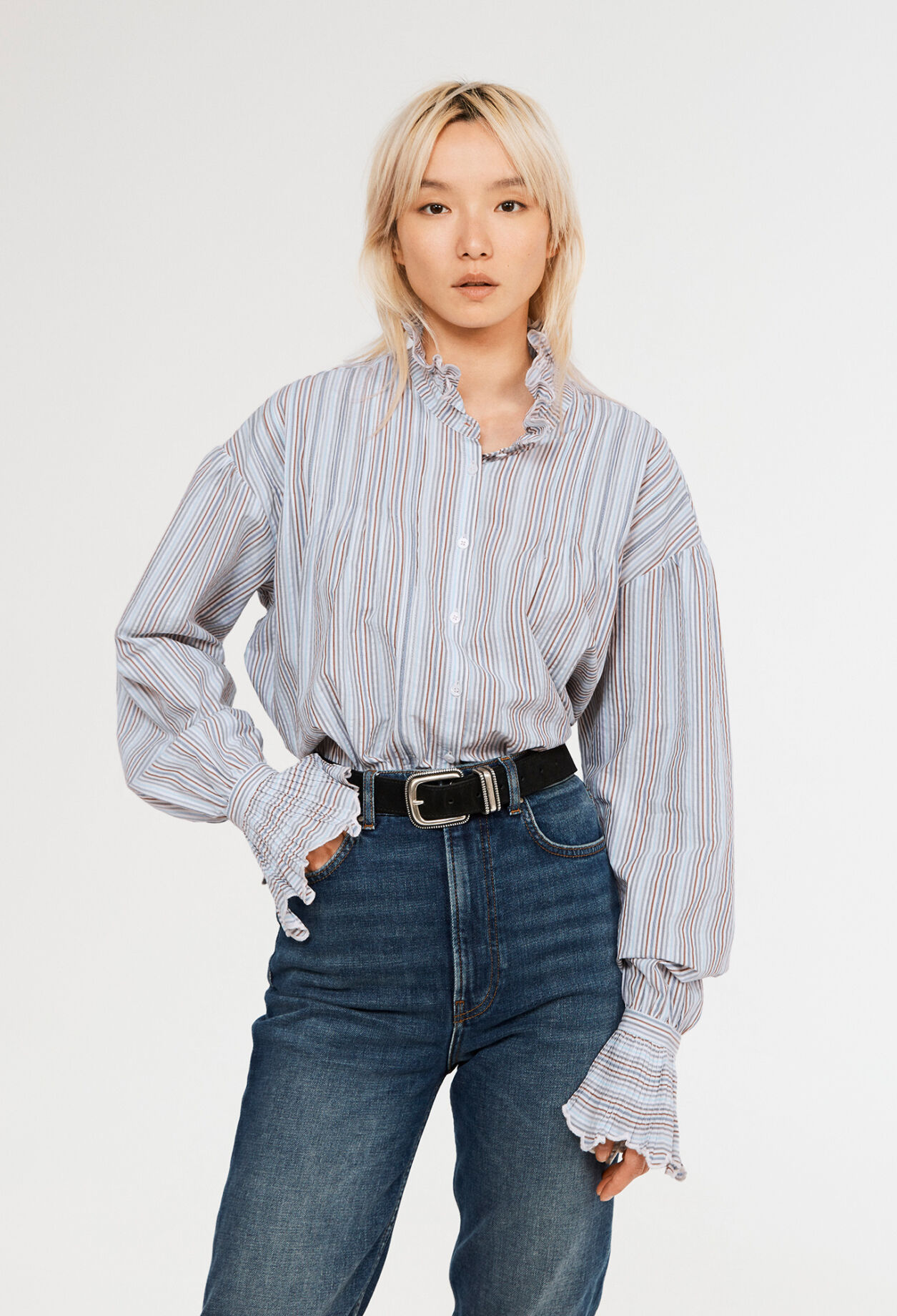 Camisa estampada oversize