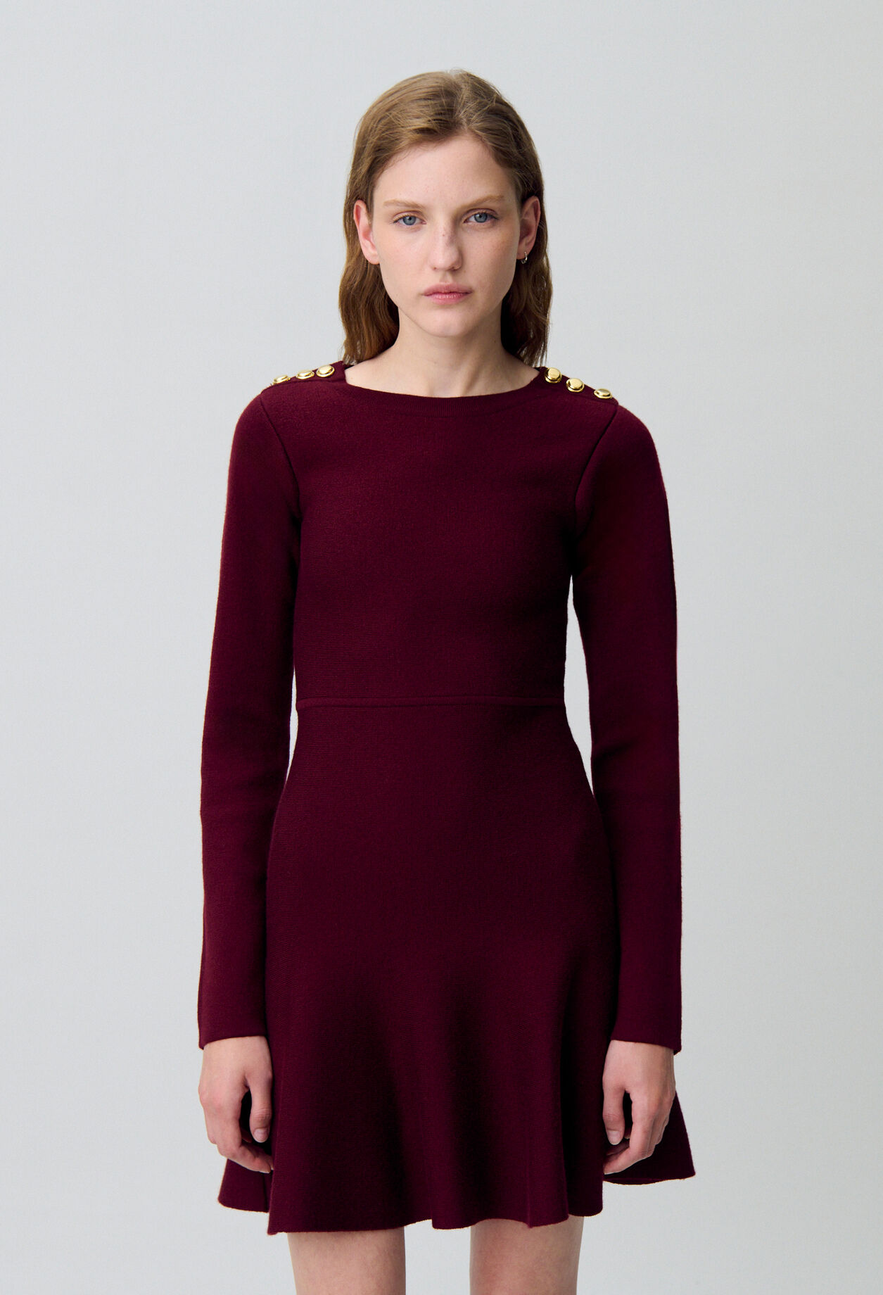 Vestido de punto estilo skater