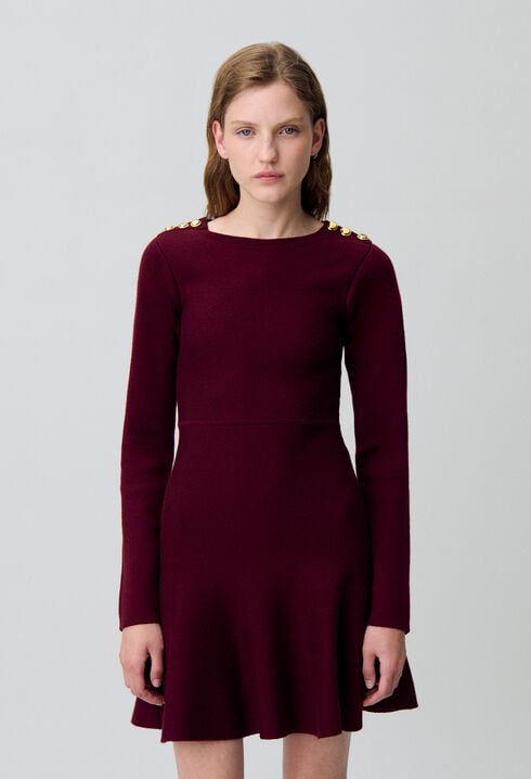 Vestido de punto estilo skater