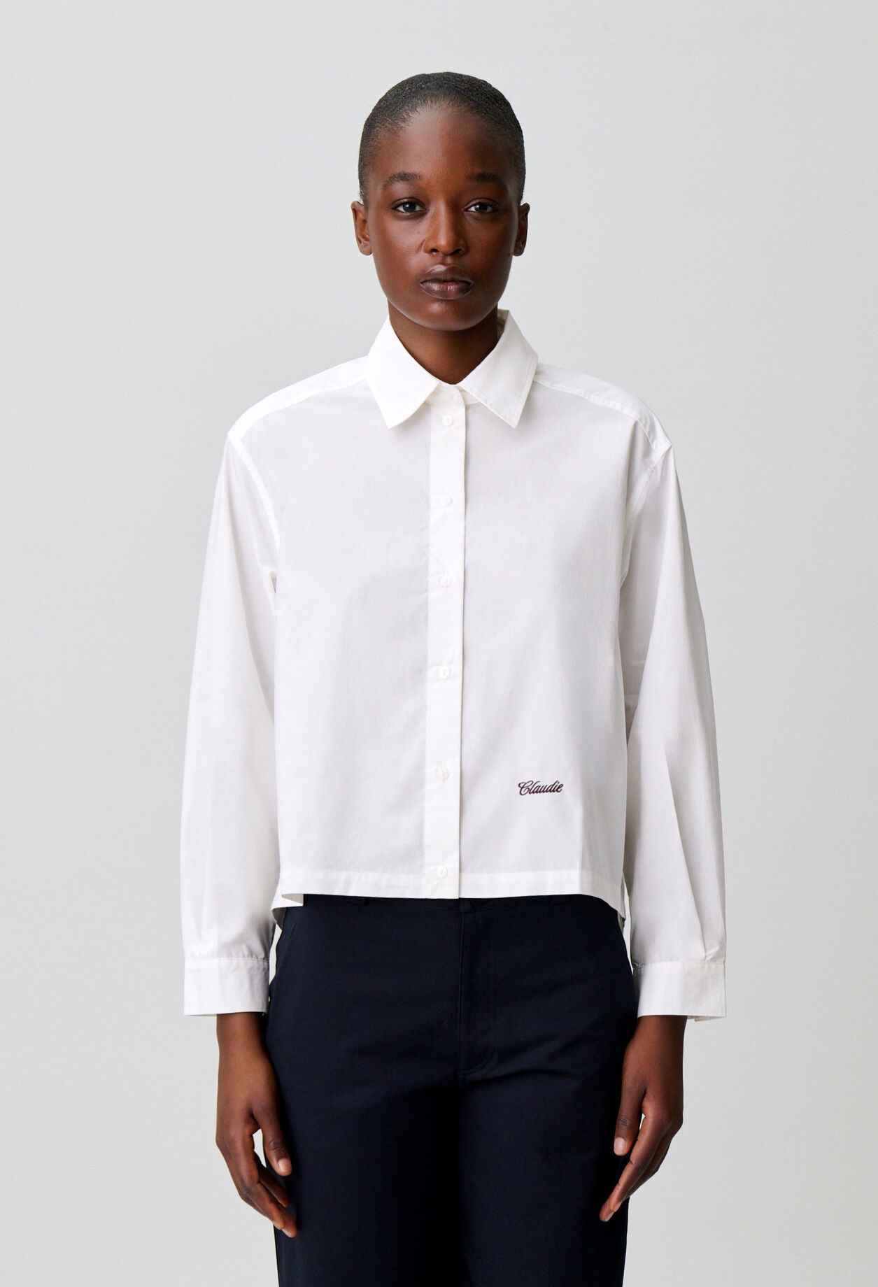 Camisa de popel&iacute;n de algod&oacute;n